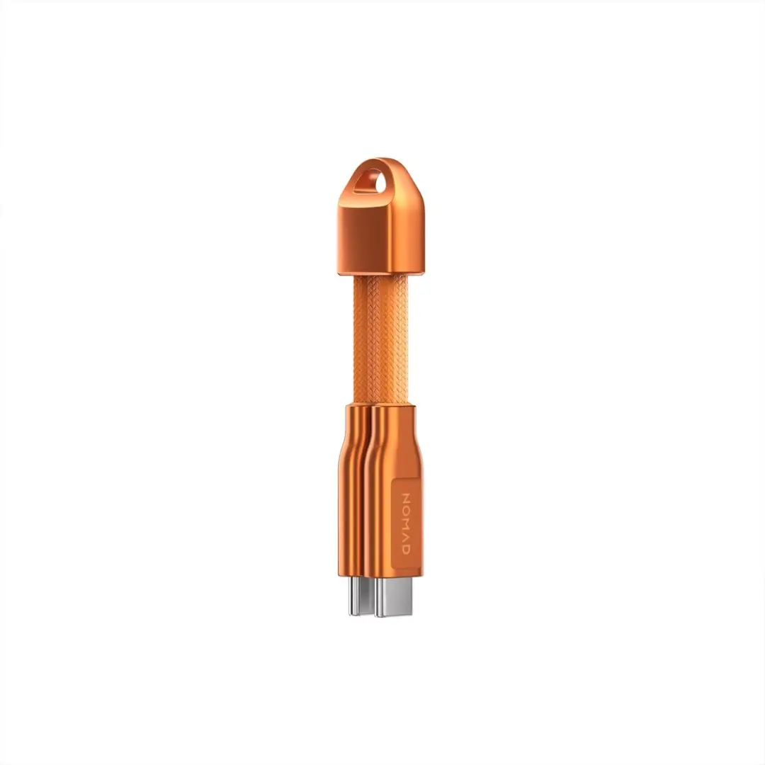 NOMAD Charge Key USB-C Sleutelhanger 240W - 10Gbps - Oranje