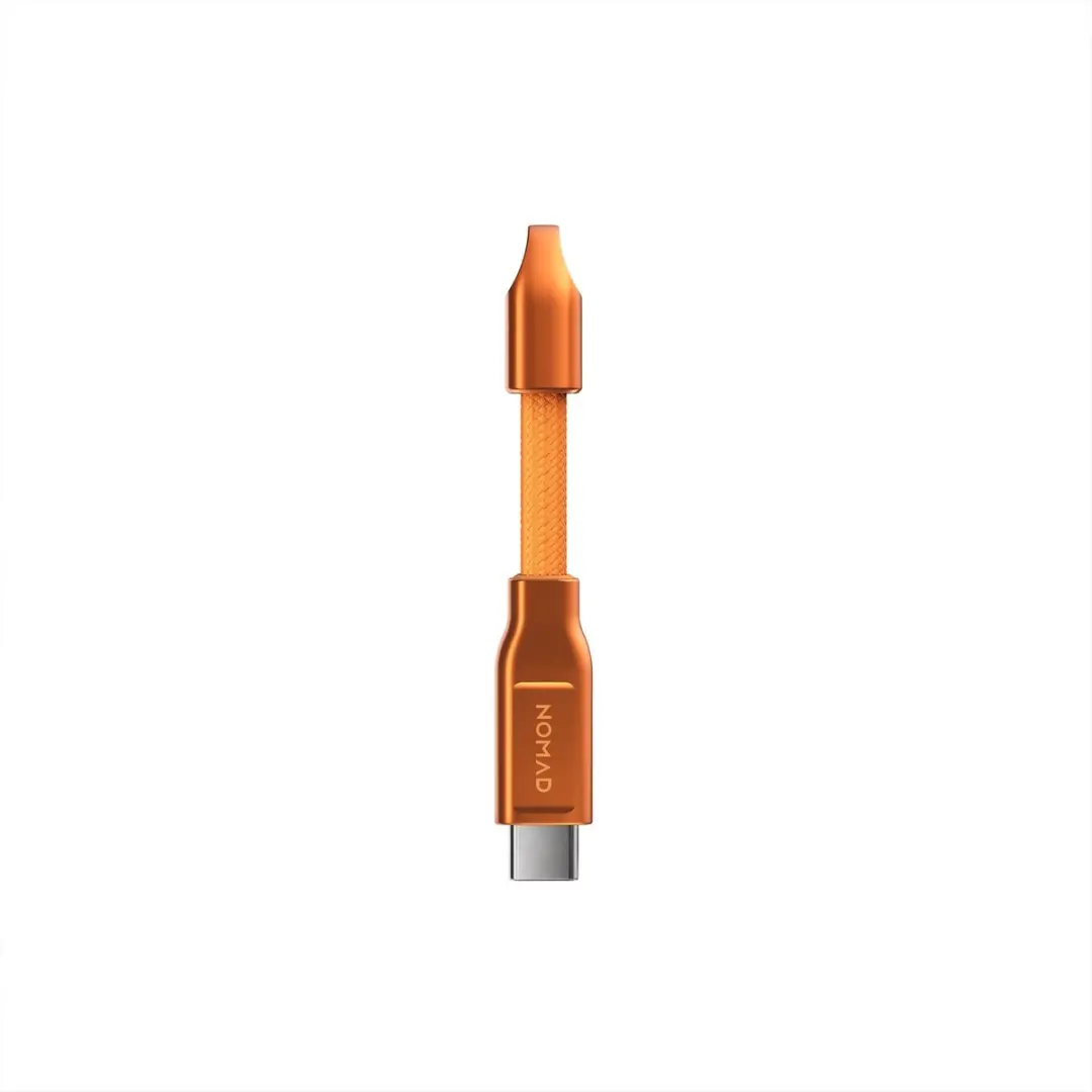 NOMAD Charge Key USB-C Sleutelhanger 240W - 10Gbps - Oranje