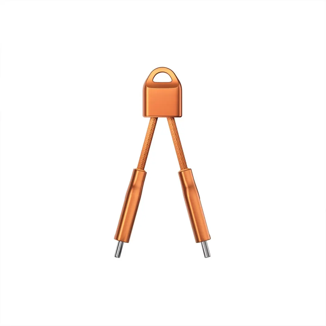 NOMAD Charge Key USB-C Sleutelhanger 240W - 10Gbps - Oranje