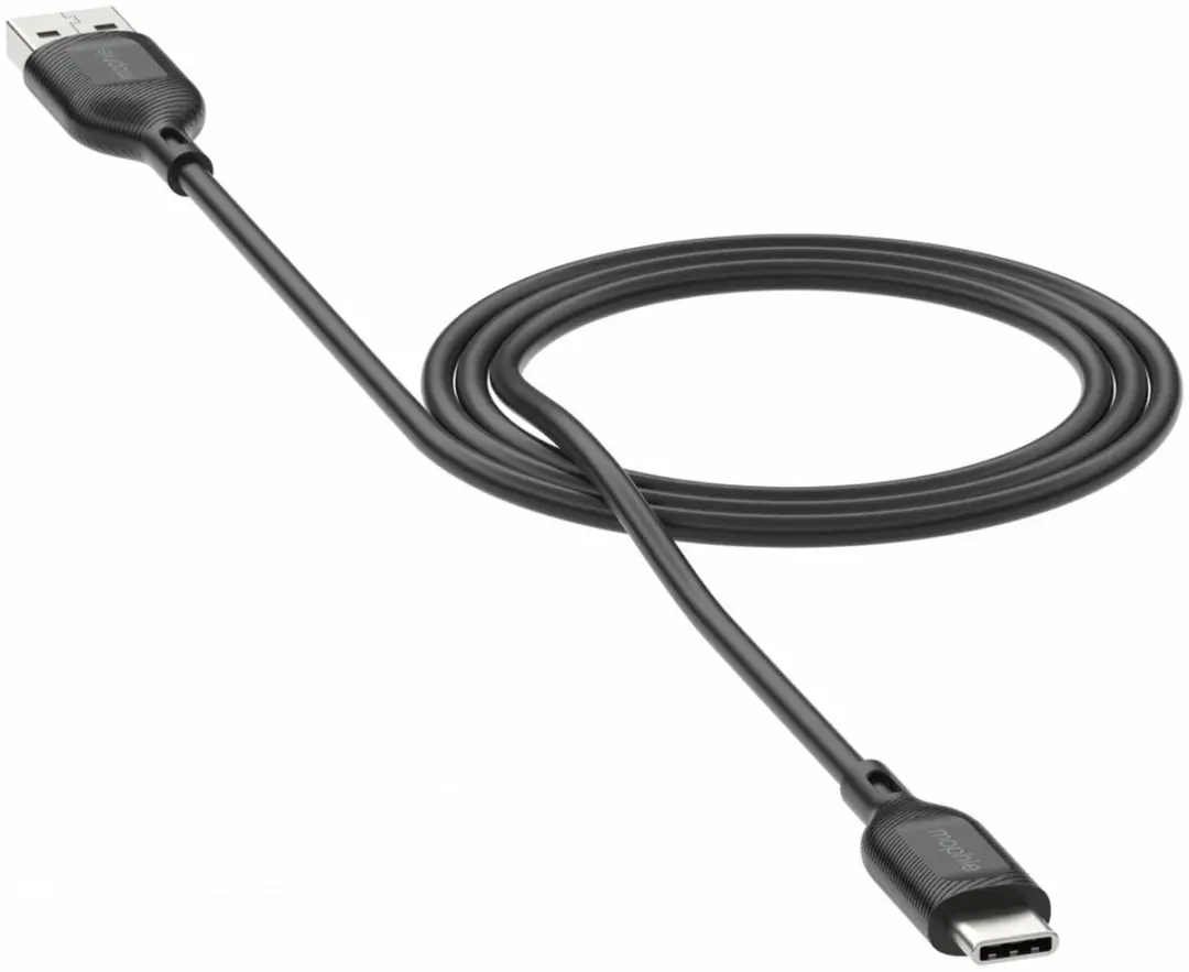 Mophie Essentials USB-A naar USB-C Kabel 15W 3 Meter Zwart