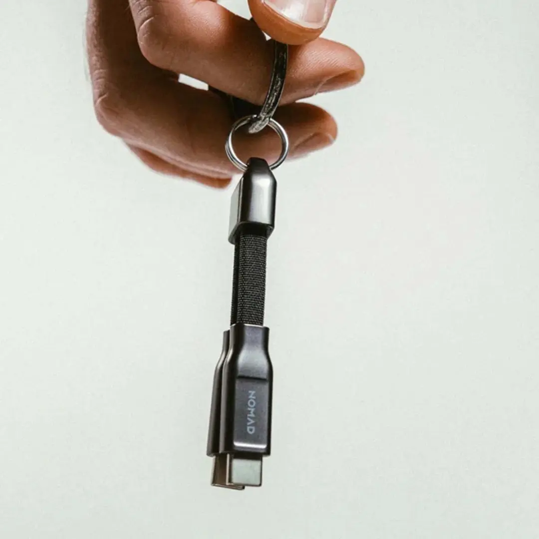 NOMAD Charge Key USB-C Sleutelhanger 240W - 10Gbps - Zwart