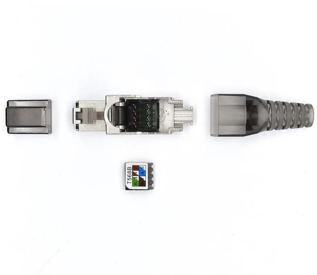WP CF10 PLUG RJ45S CAT.6A TOOL-LESS