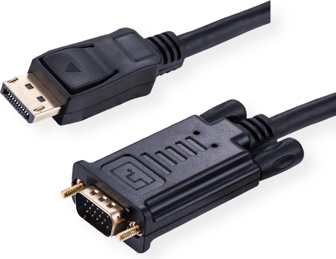 Value DisplayPort naar VGA Kabel 1,5m - Zwart