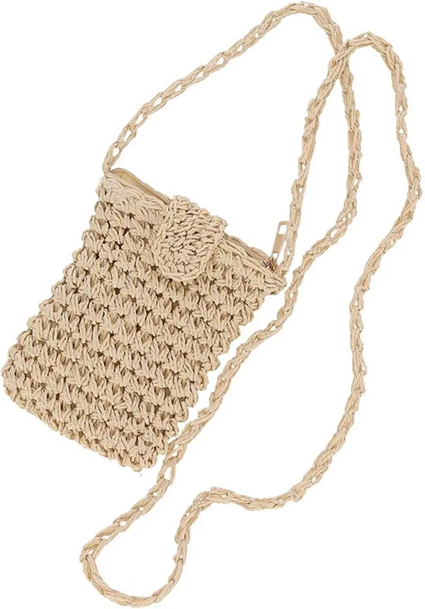Sarlini Telefoontasje Beige - 1 Vak