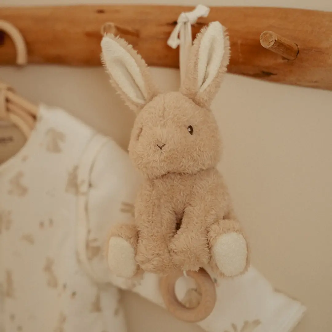 Little Dutch Newborn Naturals Muziekdoosje Baby Bunny - Bruin
