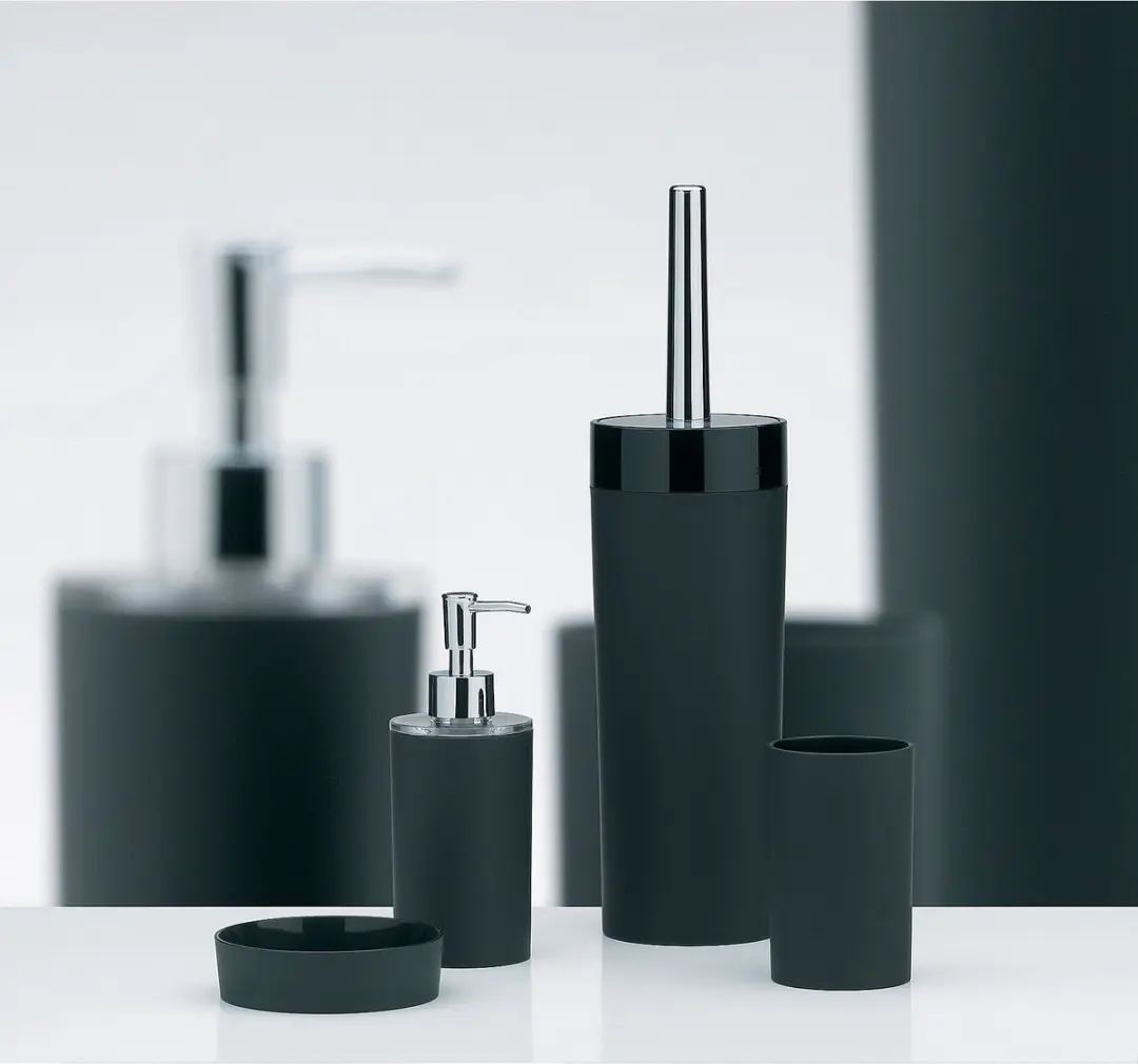 Kela Dark Zeepdispenser 0.35L - Zwart - afbeelding 3 van 6