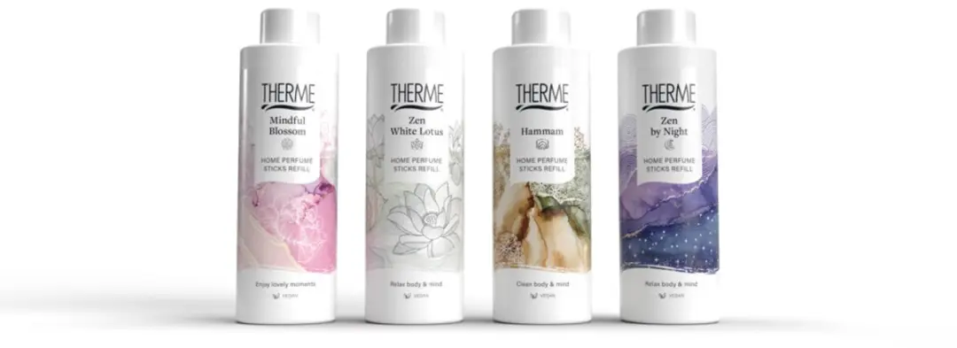 Therme Zen by Night Home Parfumsticks Refill 150ml - Wit