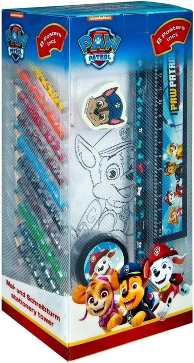 PAW Patrol Schrijfset 24-delig - Blauw