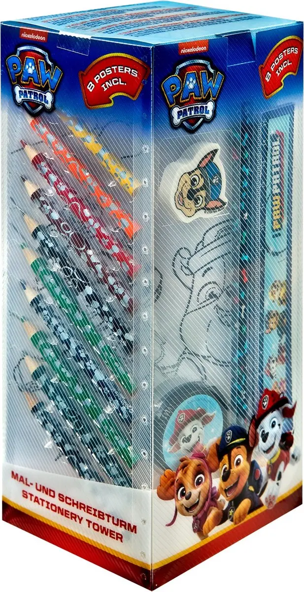 PAW Patrol Schrijfset 24-delig - Blauw