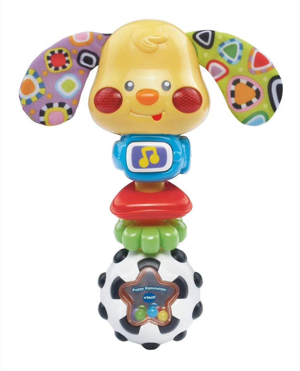 VTech Baby Puppy Rammelaar - Multikleuren