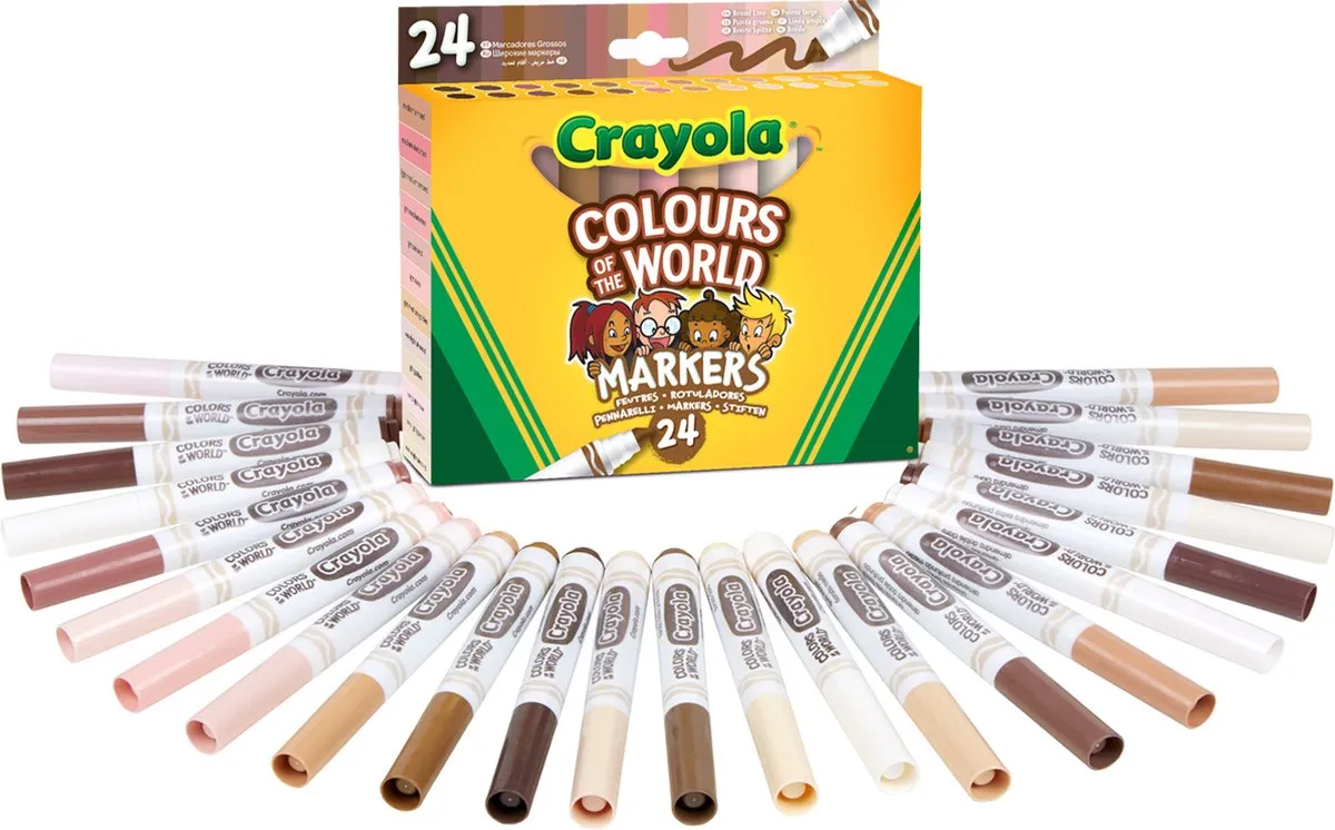 Crayola Colors of the World Viltstiften