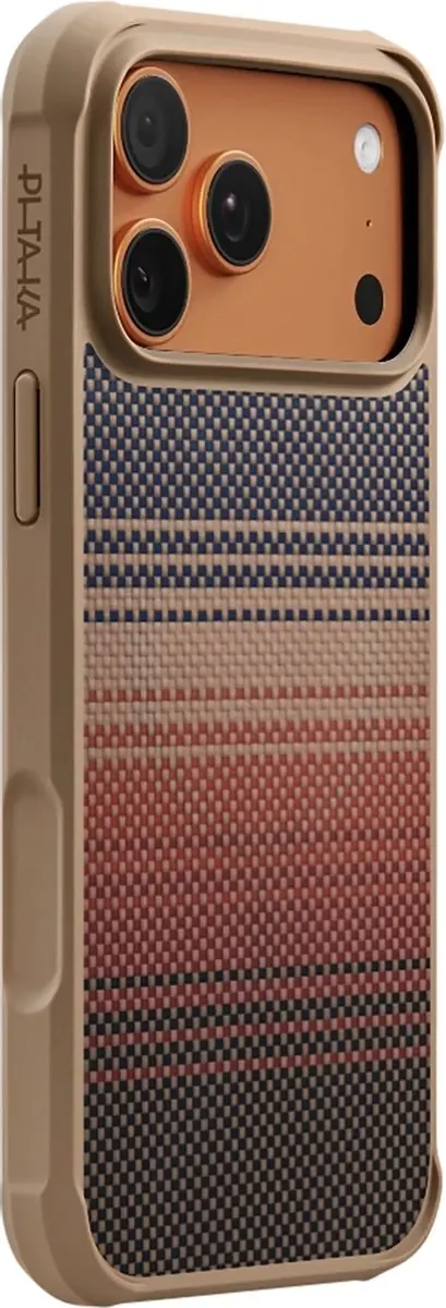Pitaka ProGuard Hoesje iPhone 17 Pro Max KI1702MGPM - Oranje