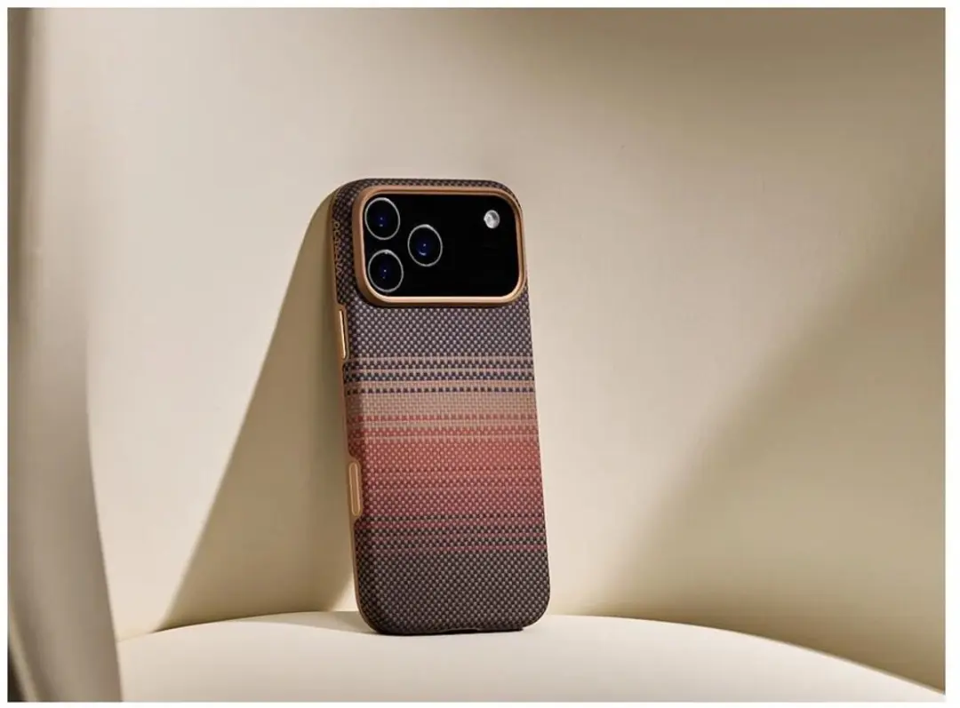 Pitaka UltraGuard iPhone 17 Pro Max - Aramid/TPU - Oranje - MPN 0741654367544 - afbeelding 5 van 6