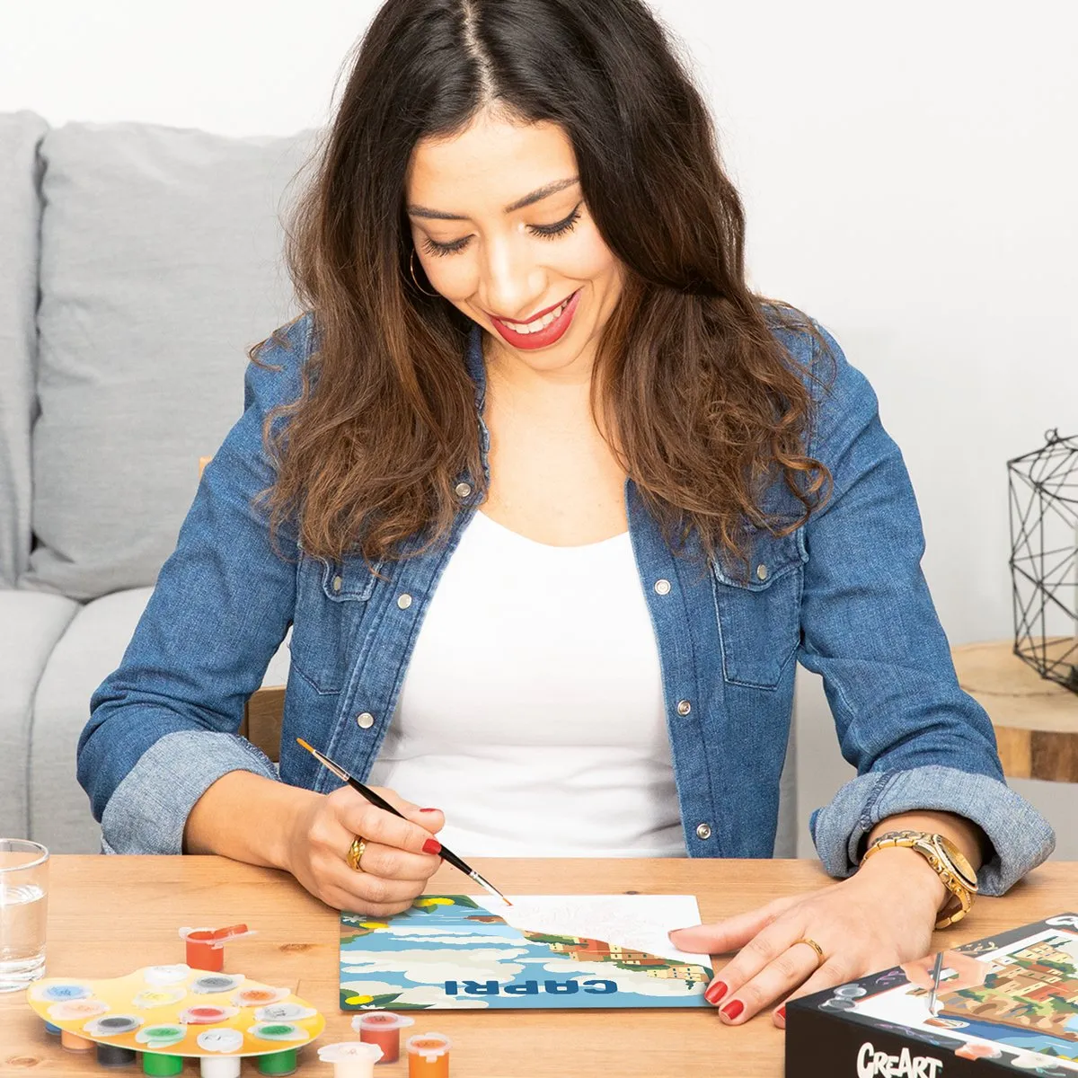 Ravensburger CreArt Schilderen op Nummer Capri - Meerkleurig