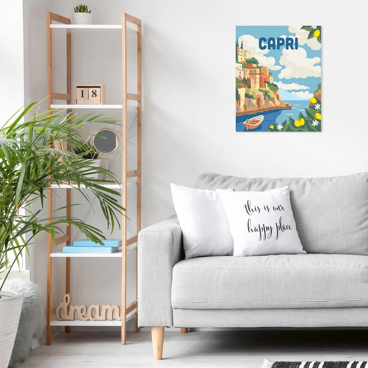 Ravensburger CreArt Schilderen op Nummer Capri - Meerkleurig