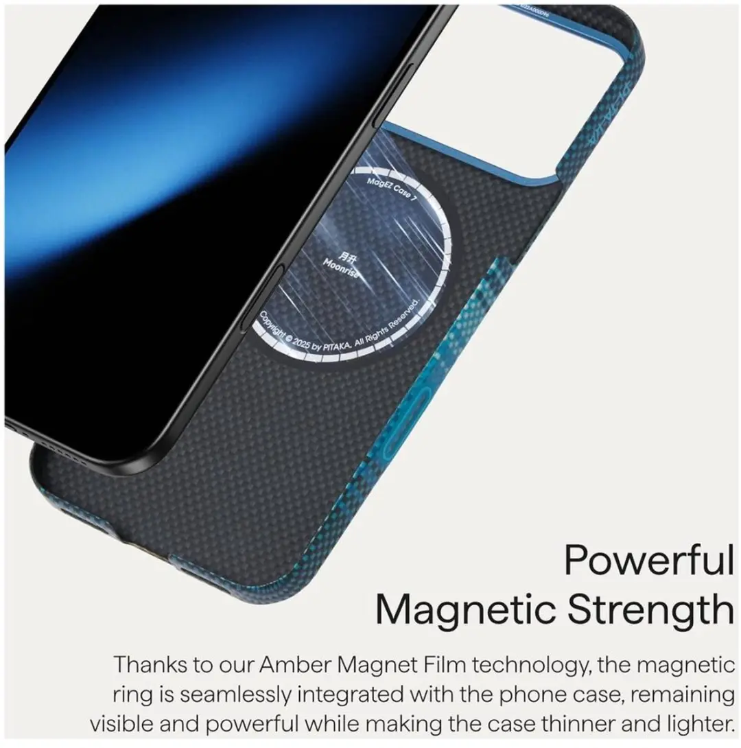 Pitaka Ultra Slim Hoesje iPhone 17 Pro KI1703MP - Blauw
