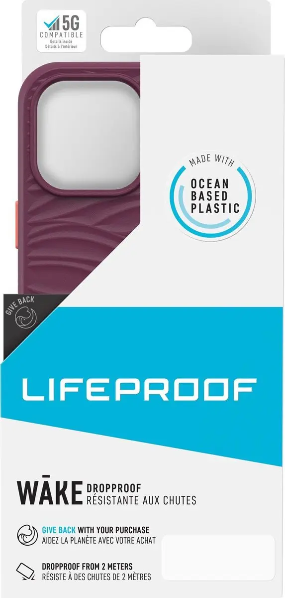 LifeProof Wake Hoesje iPhone 13 Pro 77-83563 - Paars