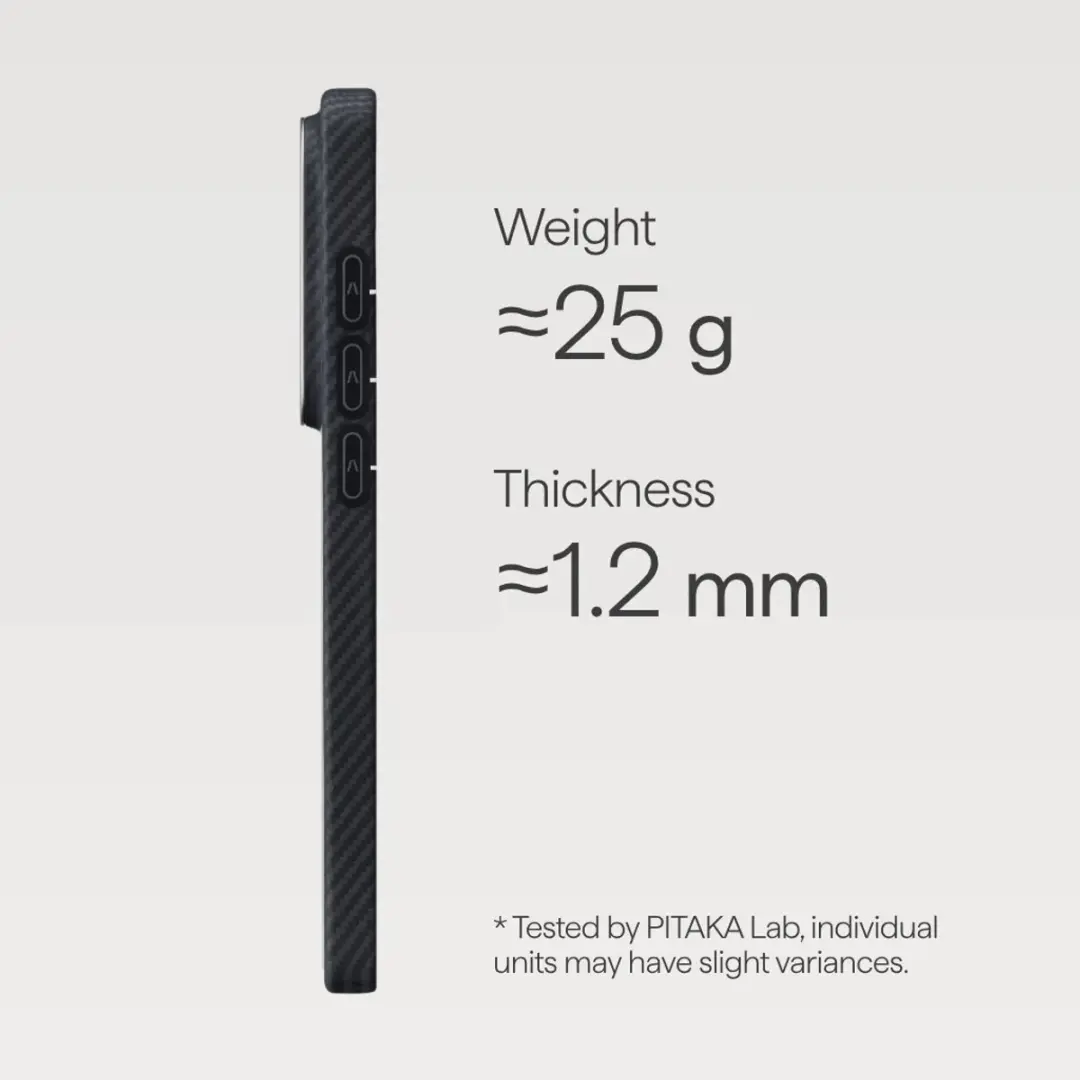Pitaka Edge Case Samsung Galaxy S26 Ultra - Zwart
