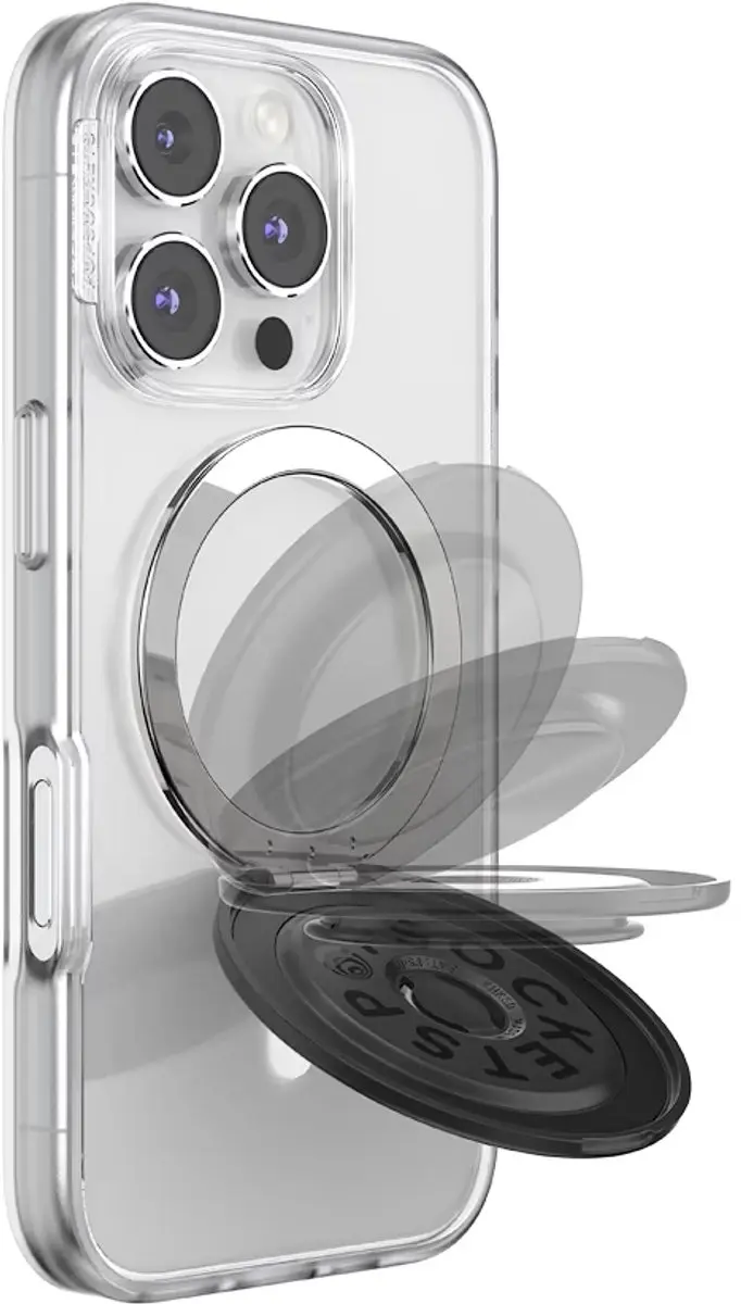 PopSockets PopGrip POPS807693 Magnetische Ring Kick-Out - Zwart - afbeelding 6 van 6