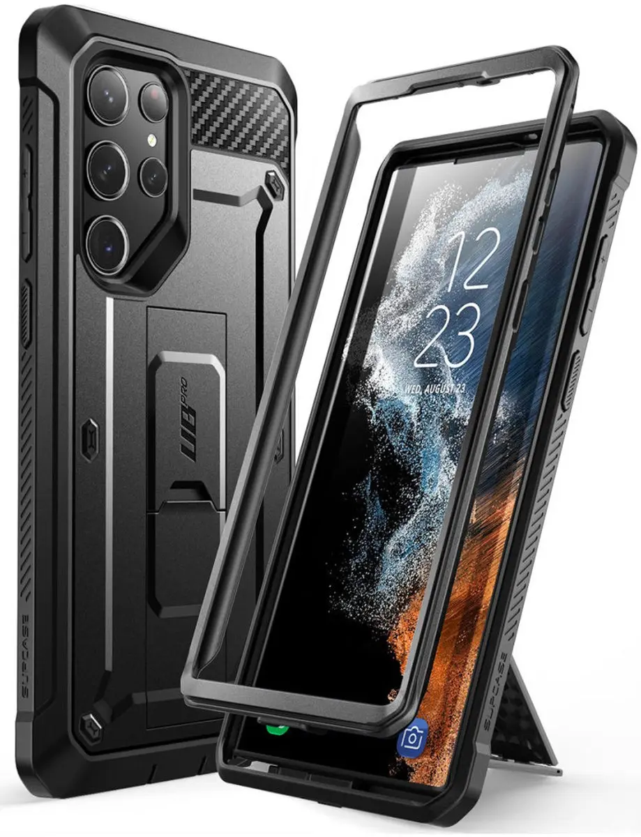 Supcase i-Blason Unicorn Beetle Pro Case Samsung Galaxy S23 Ultra - Zwart