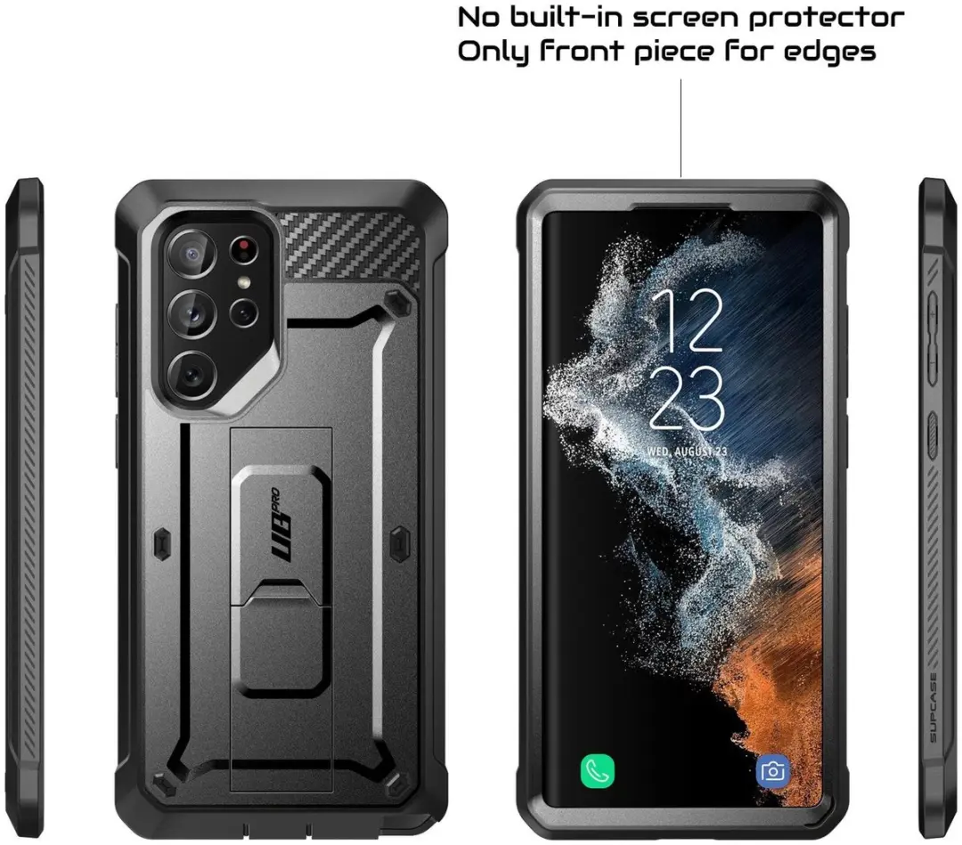 Supcase i-Blason Unicorn Beetle Pro Case Samsung Galaxy S23 Ultra - Zwart