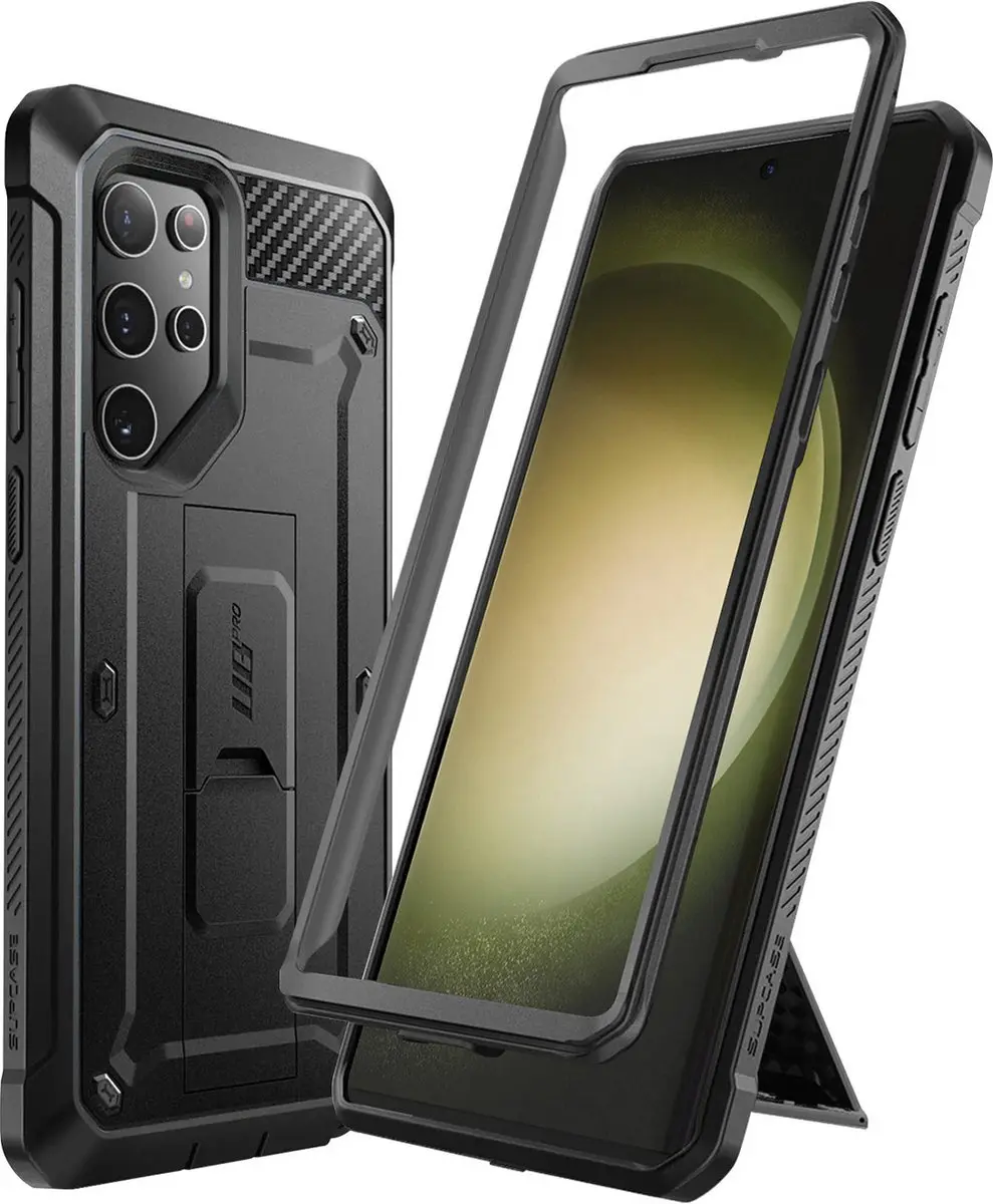 Supcase i-Blason Unicorn Beetle Pro Case Samsung Galaxy S23 Ultra - Zwart