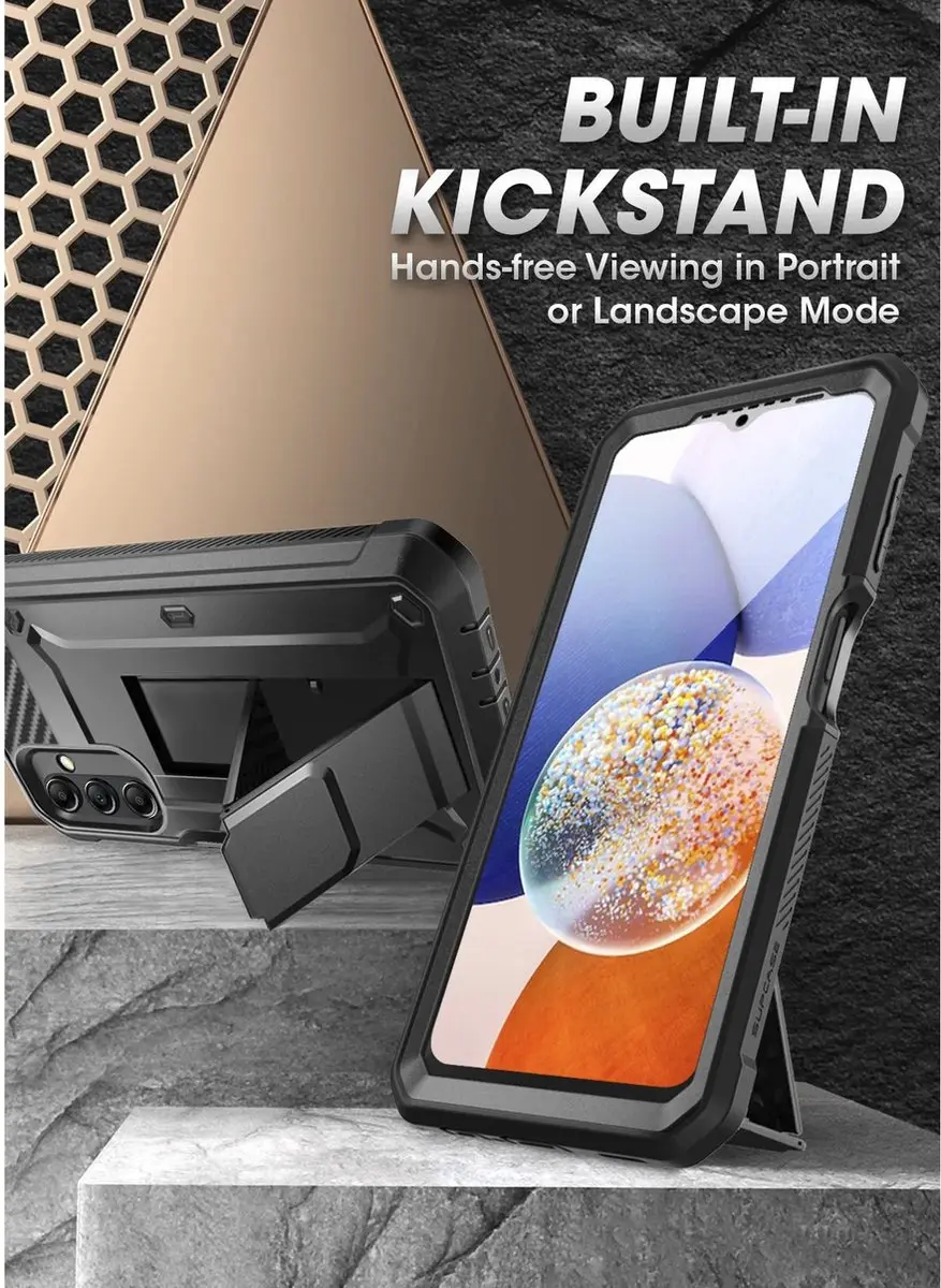 Supcase i-Blason Unicorn Beetle Pro Hoesje - Samsung Galaxy A14 - Zwart
