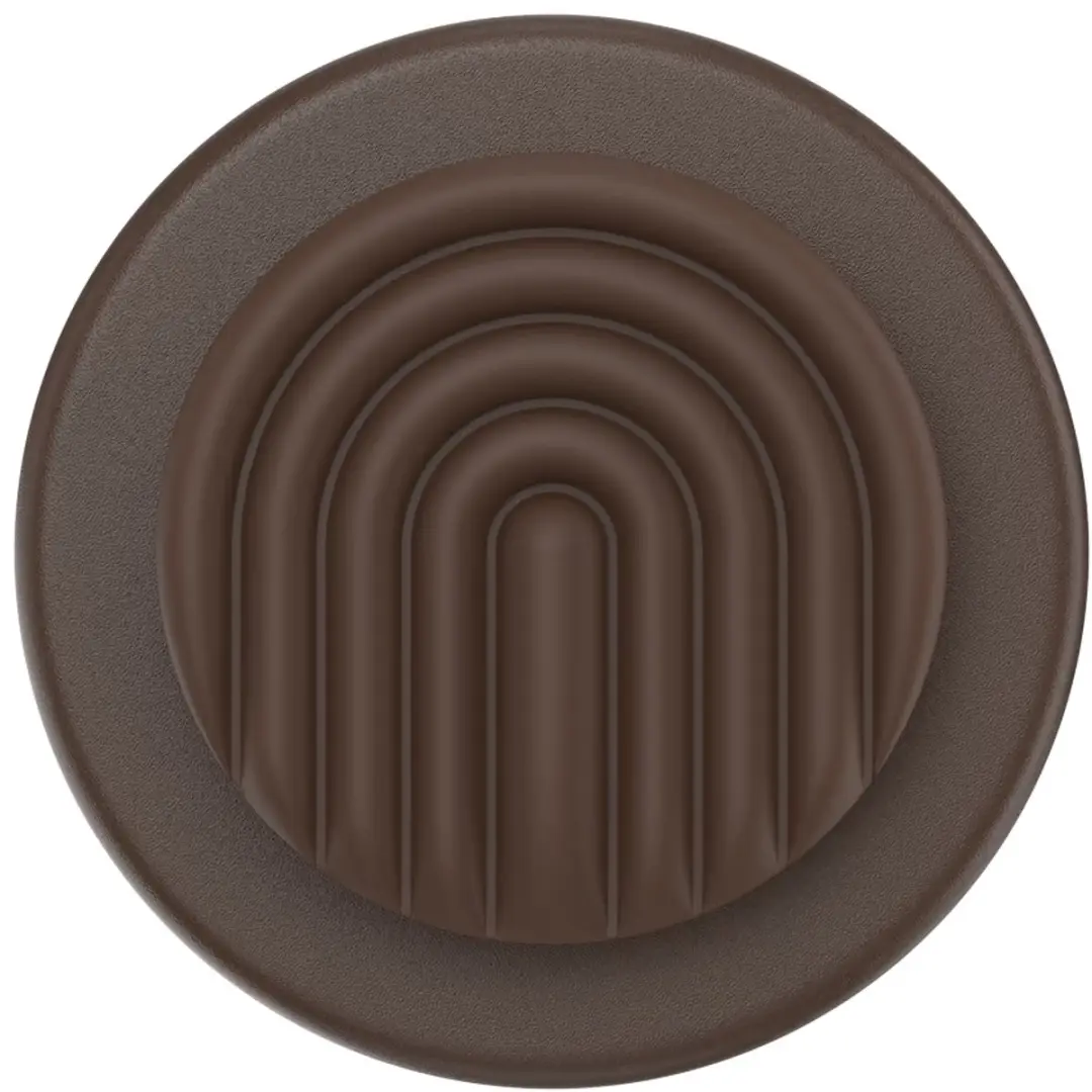 PopSockets PopGrip MagSafe Round Curves Cocoa - Donkerbruin