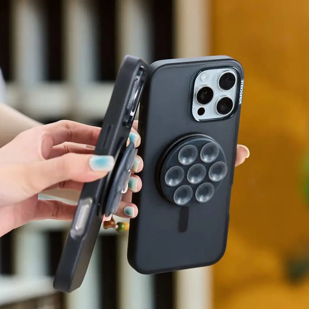 PopSockets Suck-Up Grip & Mount POPS807718 - Zwart