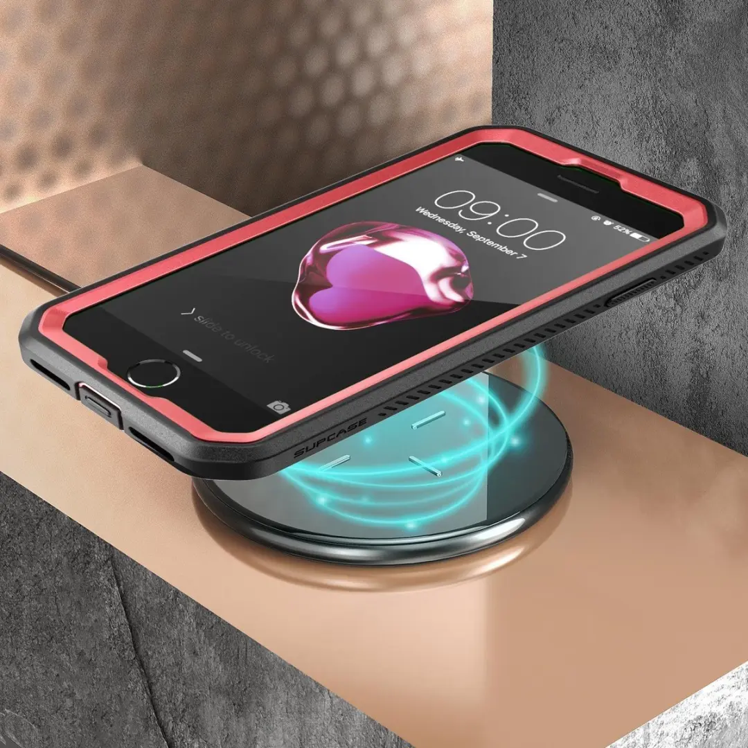 Supcase UB Pro Hoesje iPhone SE (2020/2022) - Rood - afbeelding 6 van 6