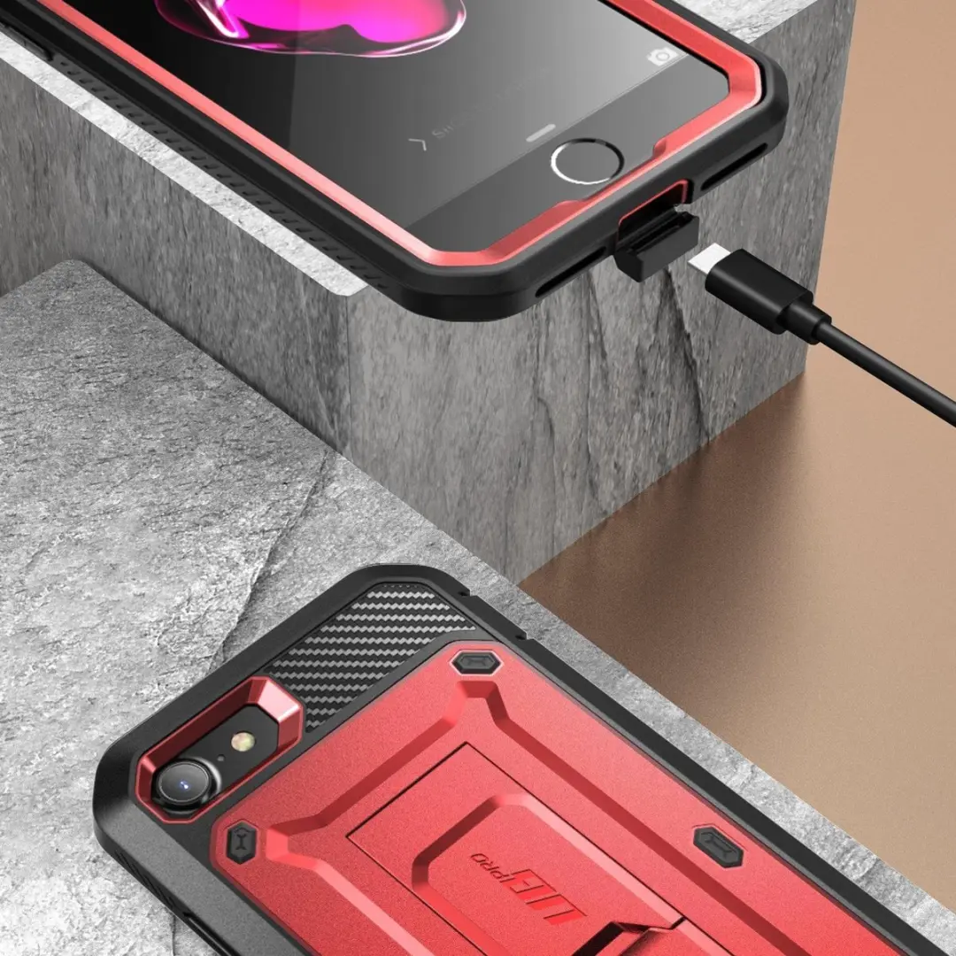 Supcase UB Pro Hoesje iPhone SE (2020/2022) - Rood