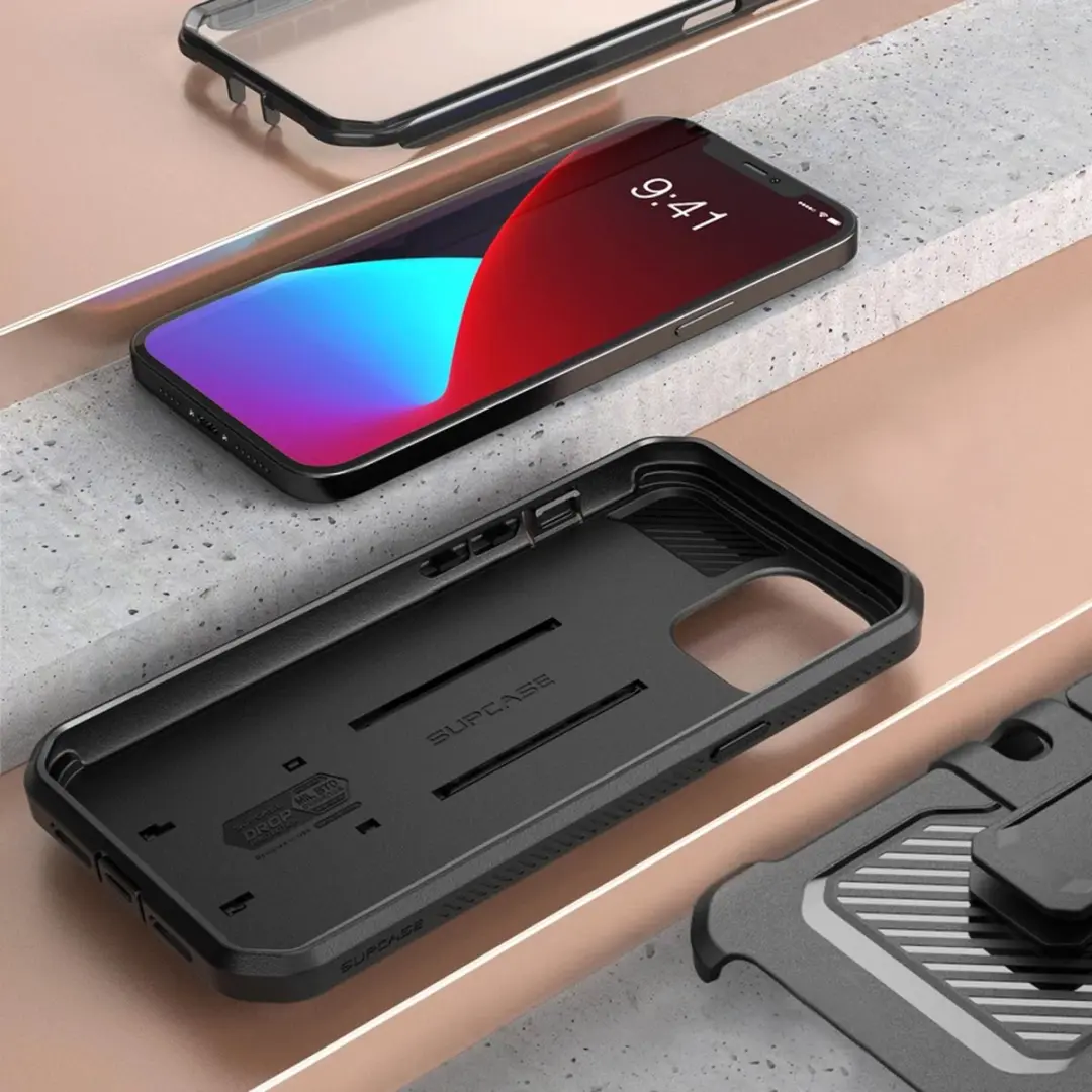 Supcase i-Blason Unicorn Beetle Pro Case iPhone 12/12 Pro - Zwart