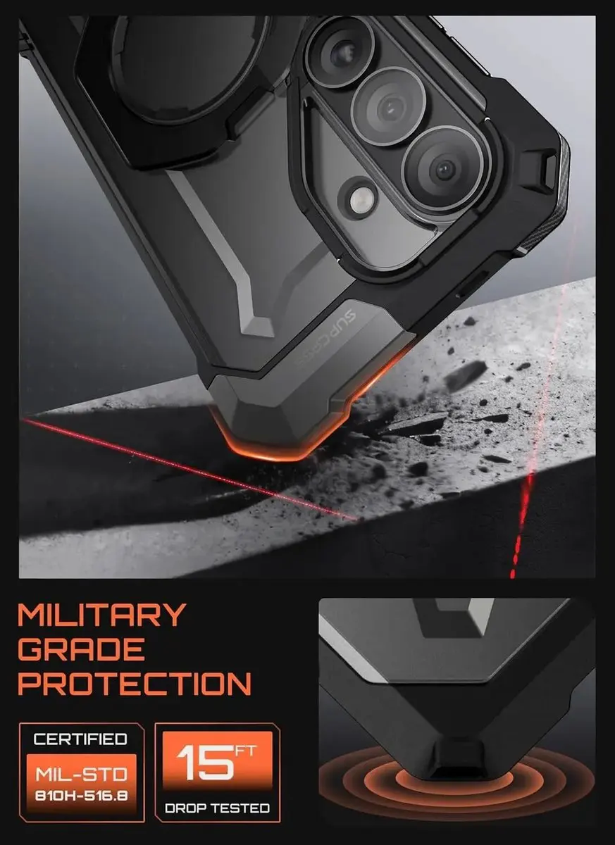 Supcase UB Grip Hoesje 14540 - Samsung Galaxy S26 - Zwart
