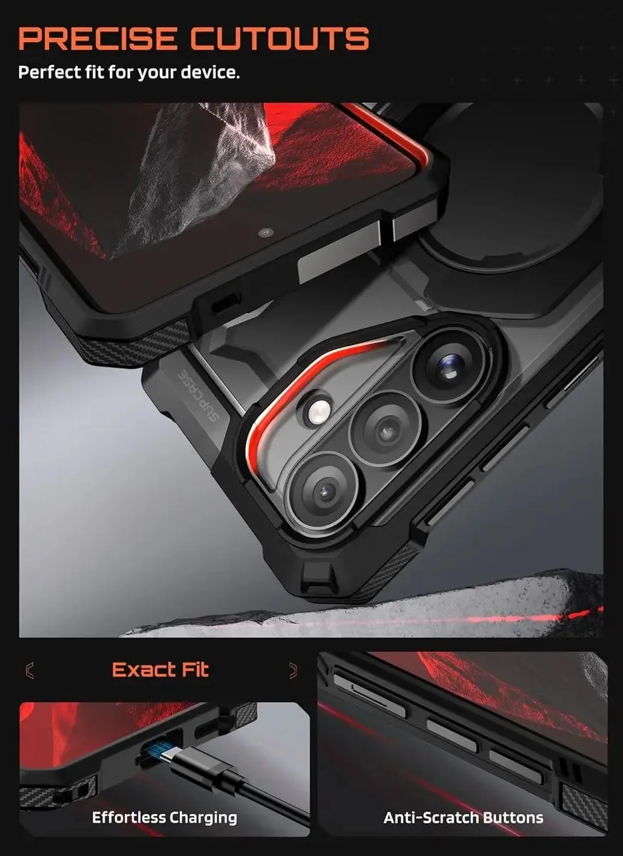 Supcase UB Grip Hoesje 14540 - Samsung Galaxy S26 - Zwart - afbeelding 6 van 6