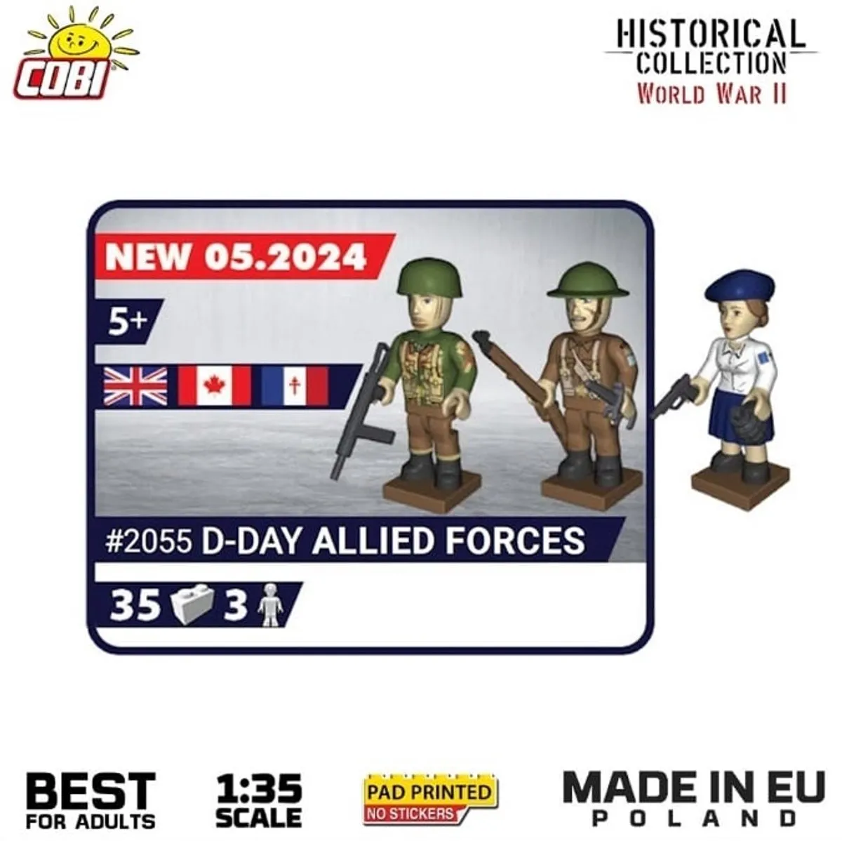 Cobi 2055 Allied Forces D-Day 1944