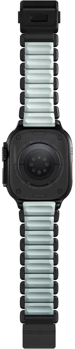 NOMAD Stratos Horlogeband Blauw - Titanium Hardware 45-49mm - Apple Watch - afbeelding 6 van 6