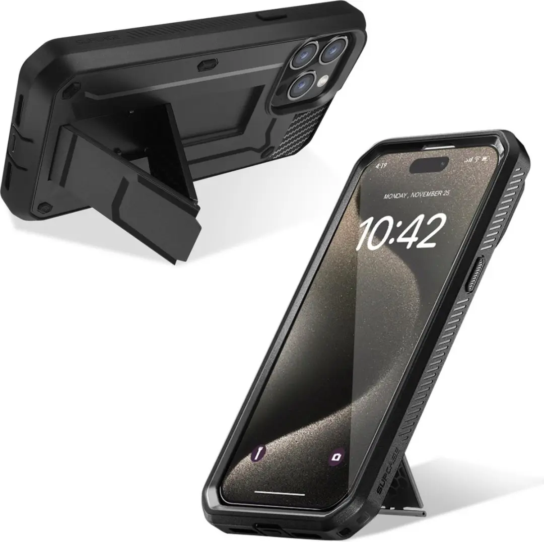 Supcase Unicorn Beetle Case 10775 - iPhone 15 Pro - Zwart