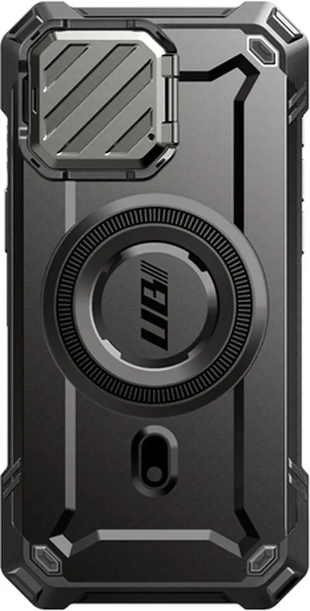 Supcase UB Pro MagXT Hoesje iPhone 15 Pro - Zwart - SPH23PR61MGXTBK
