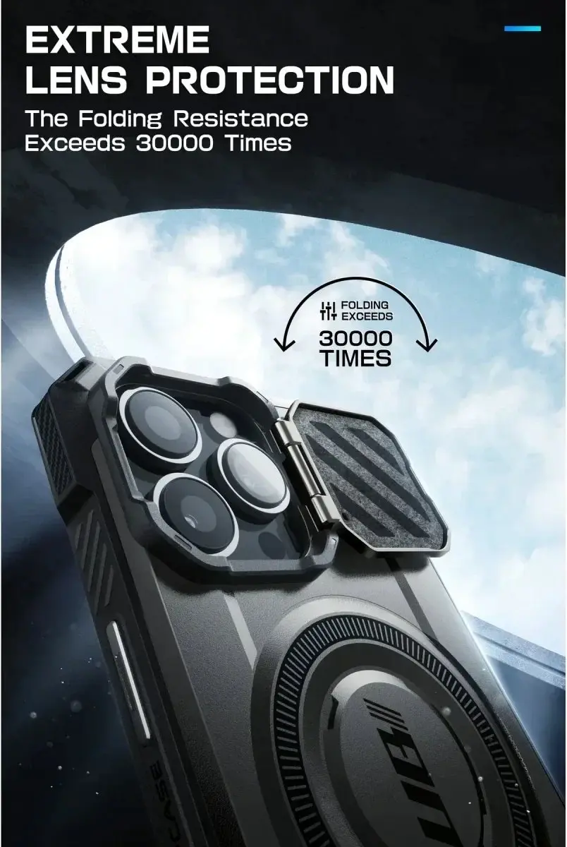 Supcase UB Pro MagXT Hoesje iPhone 15 Pro - Zwart - SPH23PR61MGXTBK