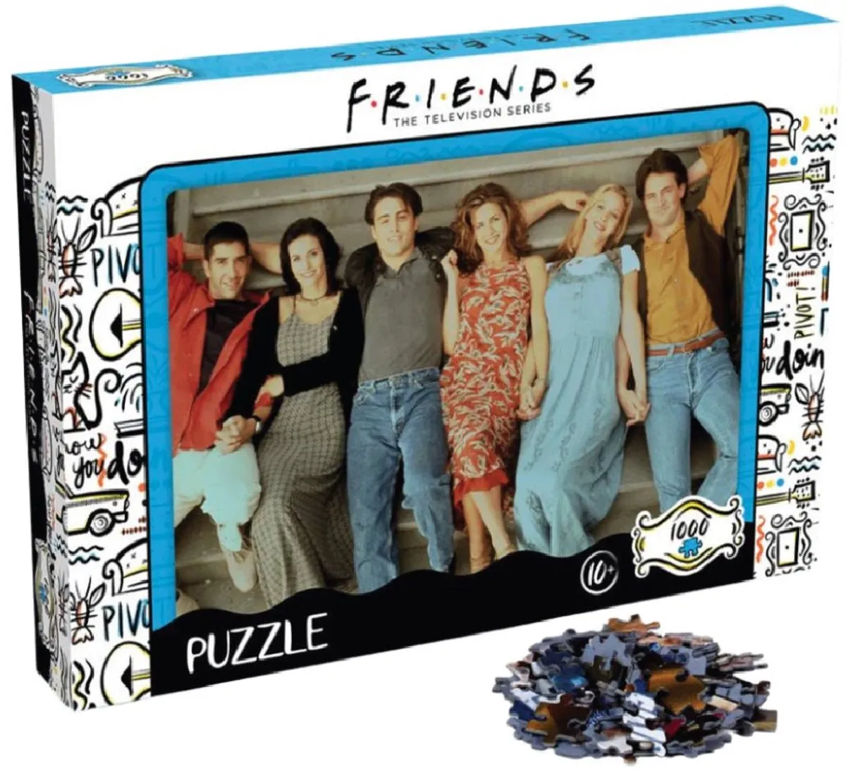 Winning Moves Friends Stairs Legpuzzel 1000 Stuks - WM0801042