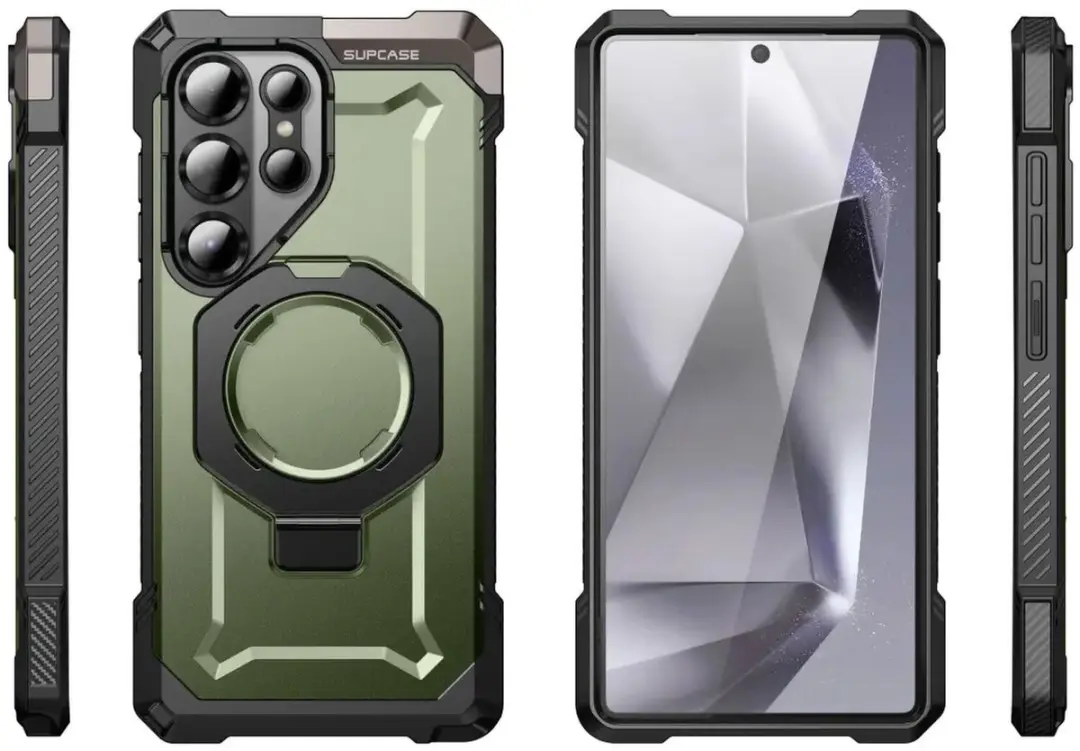 Supcase Unicorn Beetle Grip Hoesje S25 Ultra - Groen - MagSafe