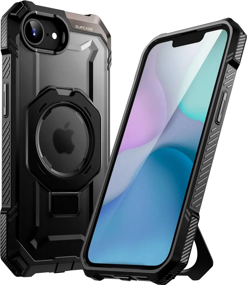 Supcase UB Grip Hoesje 13287 - iPhone 16/17 - Zwart