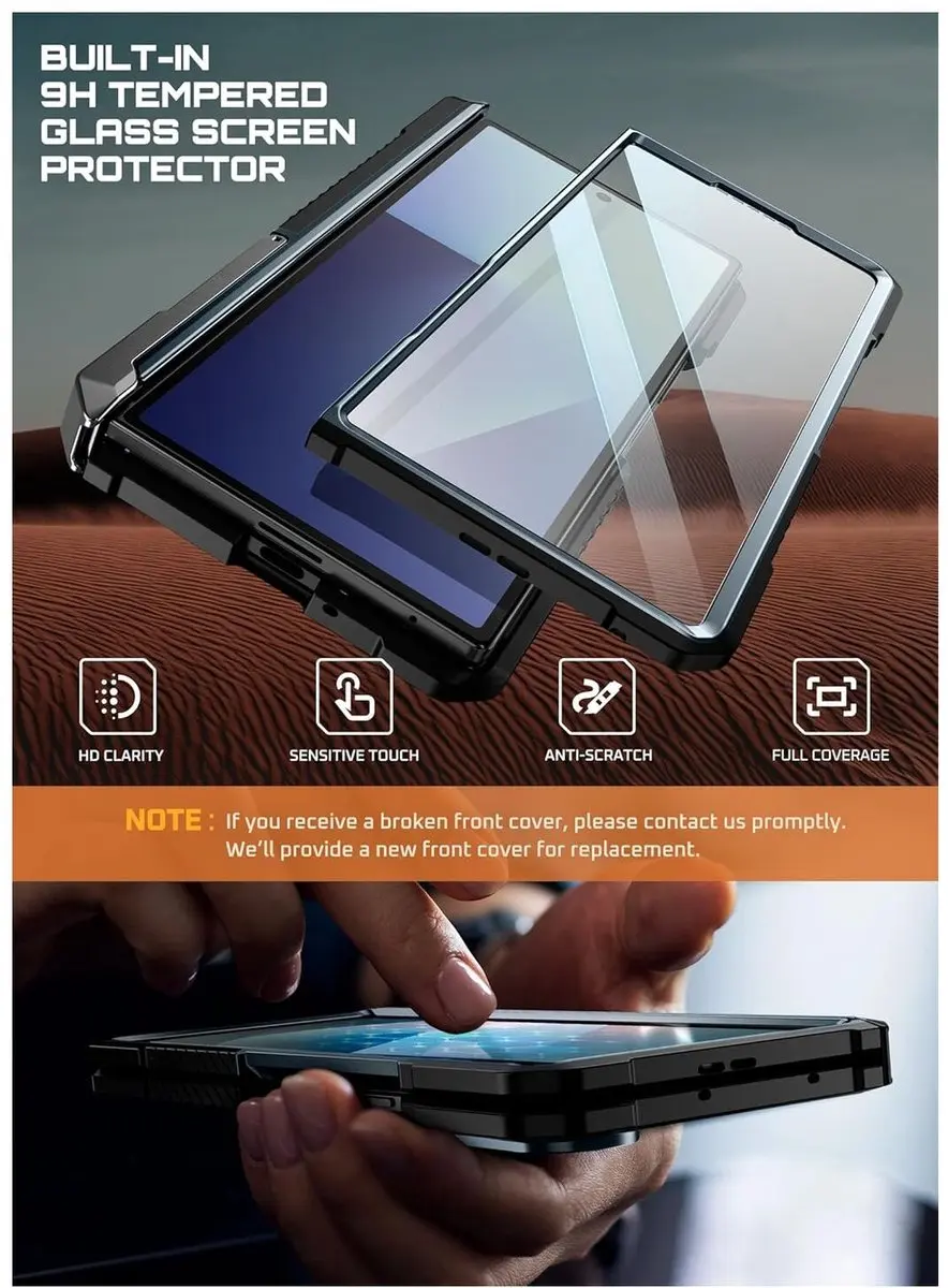 Supcase UB Grip Hoesje Samsung Galaxy Z Fold 7 - Blauw