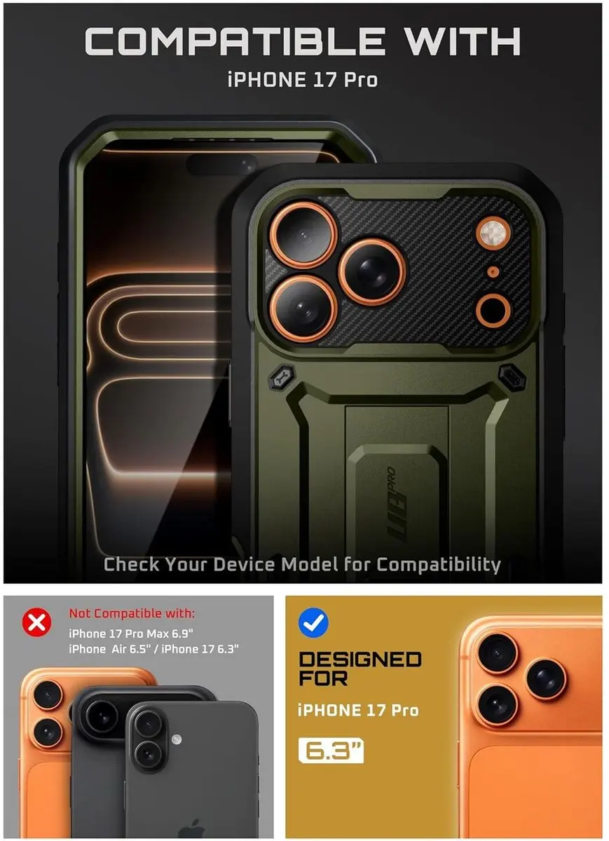 Supcase UB Pro Hoesje iPhone 17 Pro - afbeelding 5 van 6