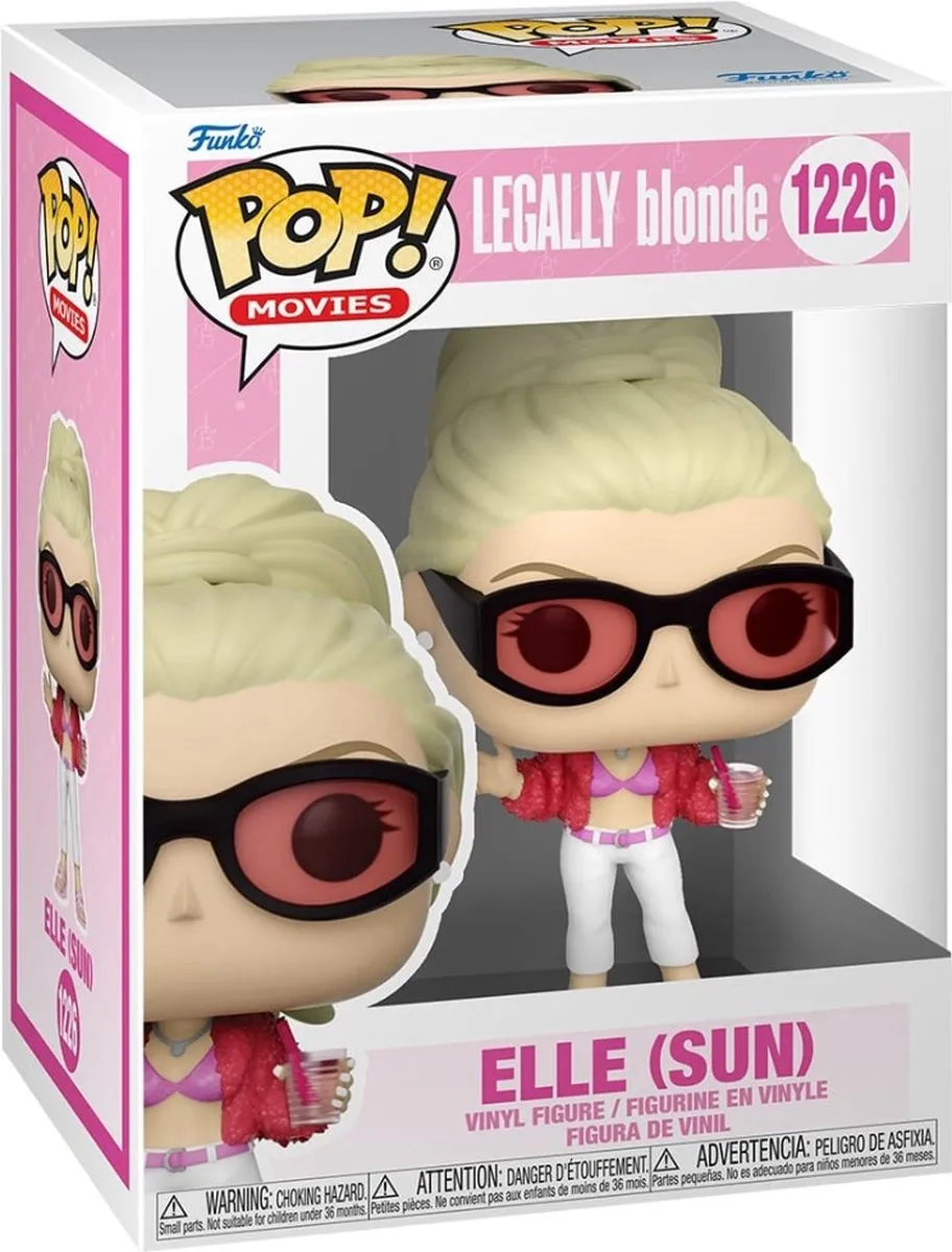Funko Pop! Legally Blonde Elle in Sun PVC Figuur 9cm - Multicolor