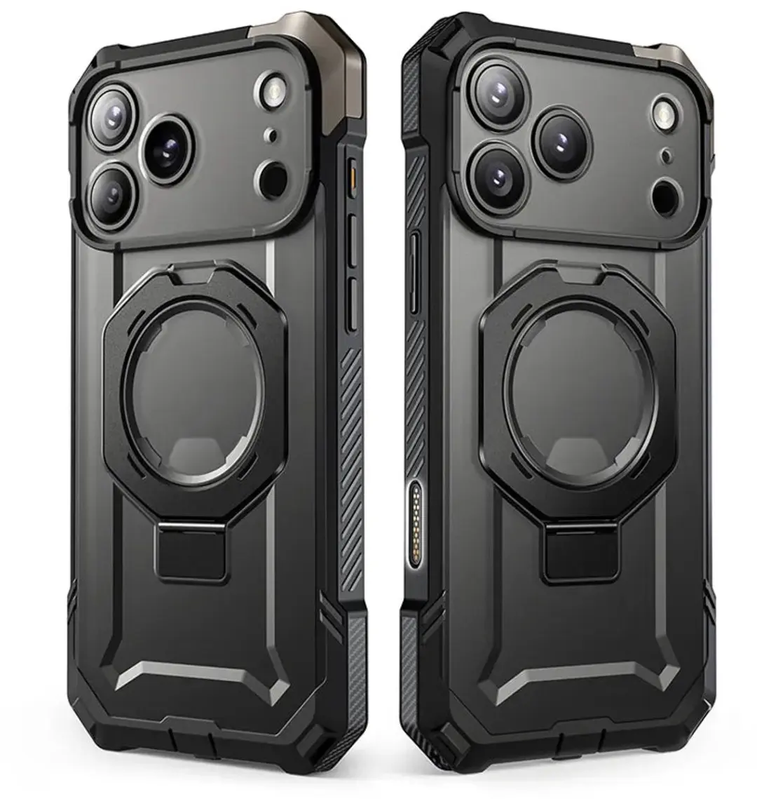 Supcase UB Grip MagSafe Hoes iPhone 17 Pro Max - Zwart