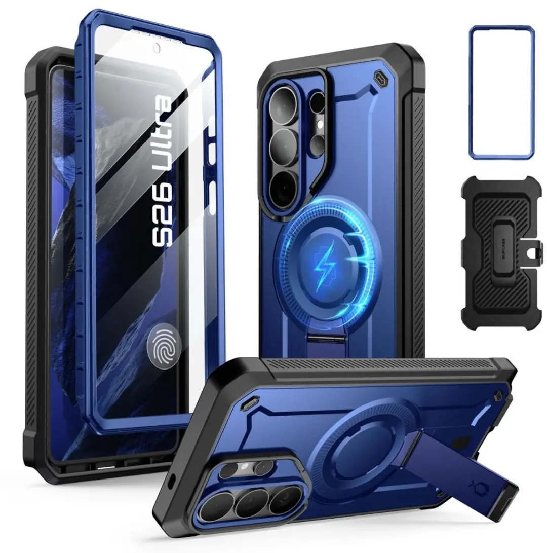 Supcase Unicorn Beetle Mag Pro Hoesje - Blauw - MagSafe