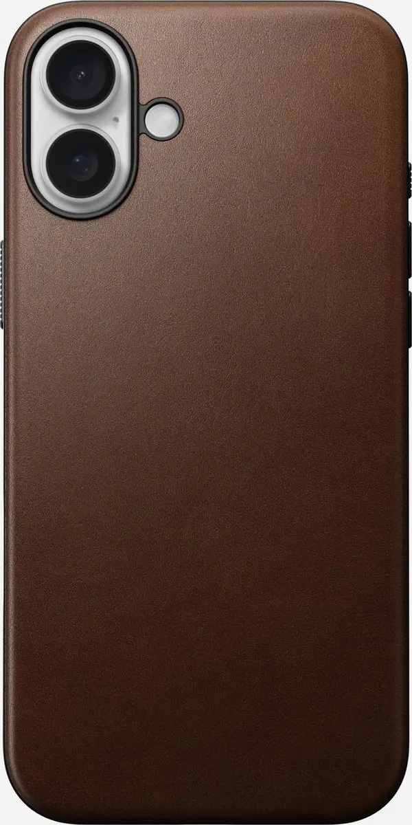NOMAD NM01698685 Hoesje iPhone 16 Plus - Echt Leer Bruin - afbeelding 3 van 6