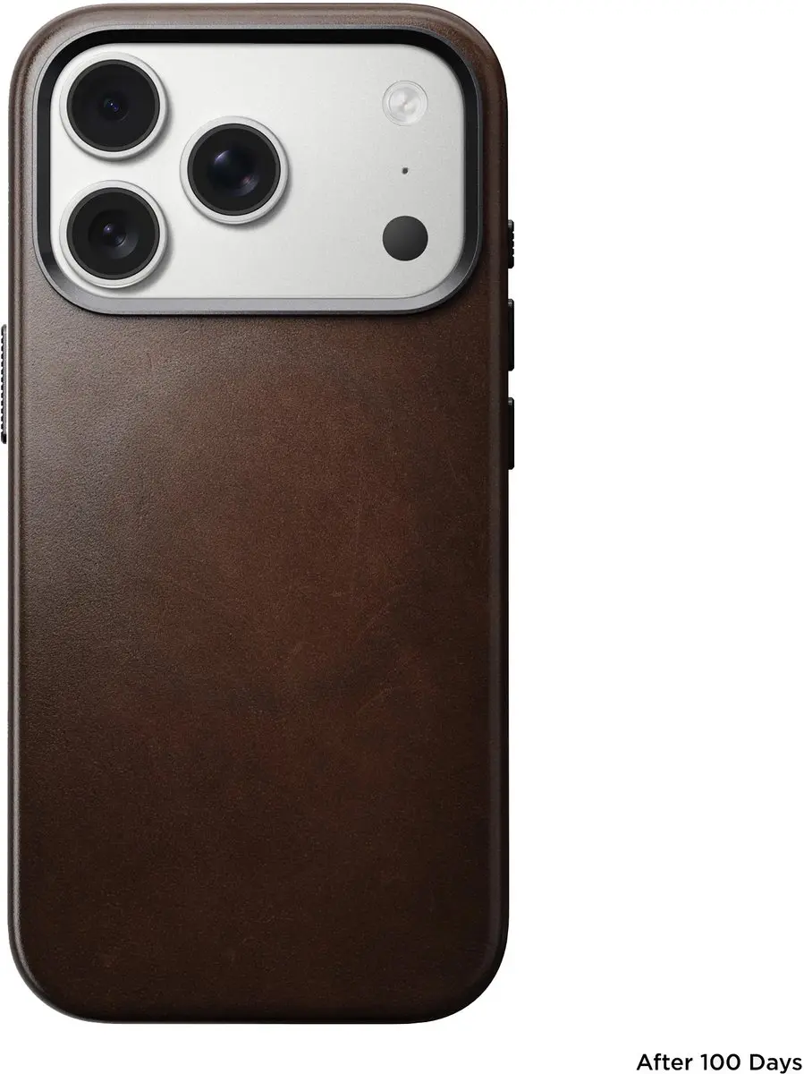 NOMAD Traditional Horween Hoesje iPhone 17 Pro 114736118E8E - Bruin