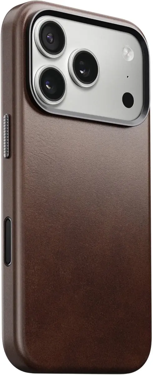NOMAD Traditional Horween Hoesje iPhone 17 Pro 114736118E8E - Bruin